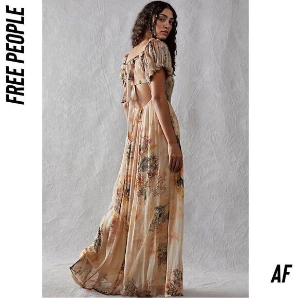 FREE PEOPLE IRINA MAXI DRESS NWT STUNNING DRESS - Picture 3 of 16